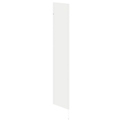 AURDAL Side panel with leg - white 15 3/4x87 "