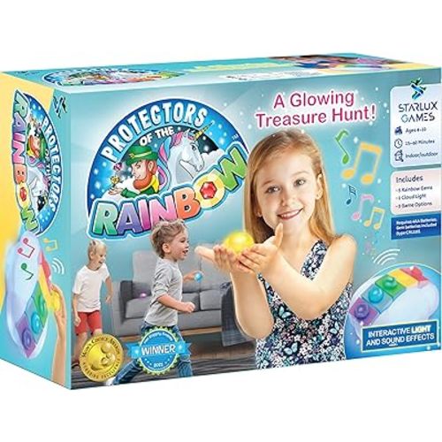Hide and Seek Meets Rainbow Toys in “Protectors of The Rainbow” | Ages 4-10 | A Musical Treasure Hunt | Easter Egg Hunt & Glow in The Dark Game | Outdoor Toys | Unicorn & Leprechaun Theme