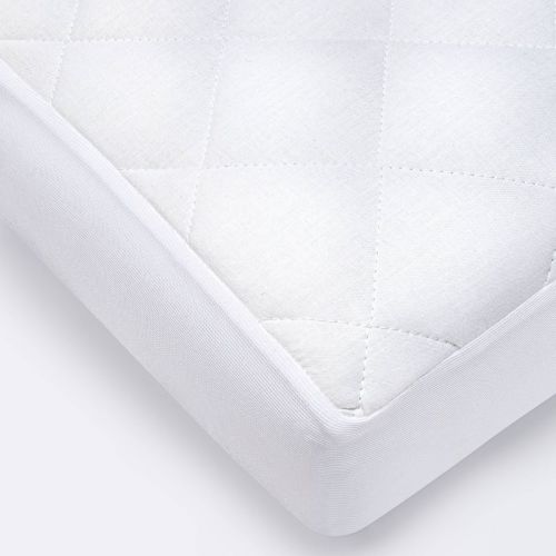 Waterproof Fitted Crib And Toddler Mattress Pad Cover - Cloud Island™ White