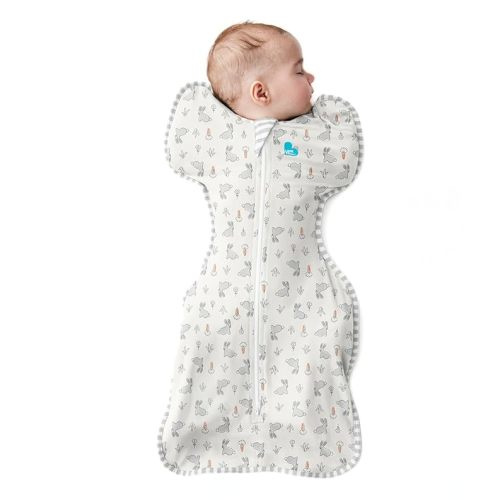 Love To Dream Swaddle, Baby Sleep Sack, Swaddle Up Self-Soothing Swaddles for Newborns, Get Longer Sleep, Snug Fit Helps Calm Startle Reflex, 1.0 Tog Sleep Sack, 8-13lbs, Bunny - Small (8-13 lbs.)