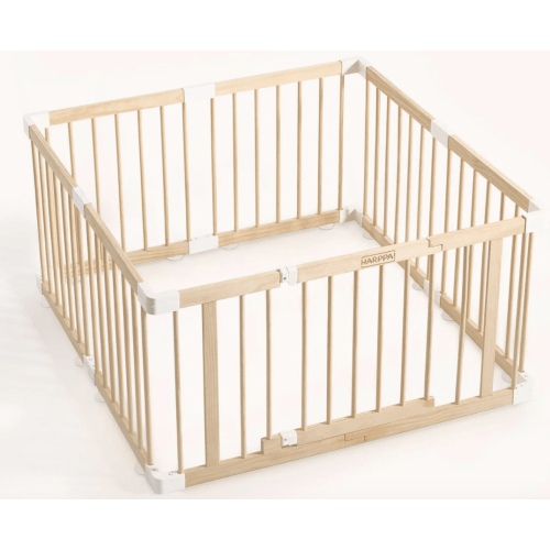 HARPPA Wooden Baby Gate Playpen