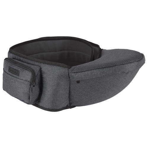 Monbebe Hip Seat Carrier, Gray, Infant & Toddler, Unisex