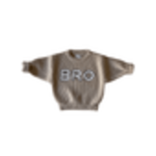 Bro Knit Sweater, Cocoa – SpearmintLOVE