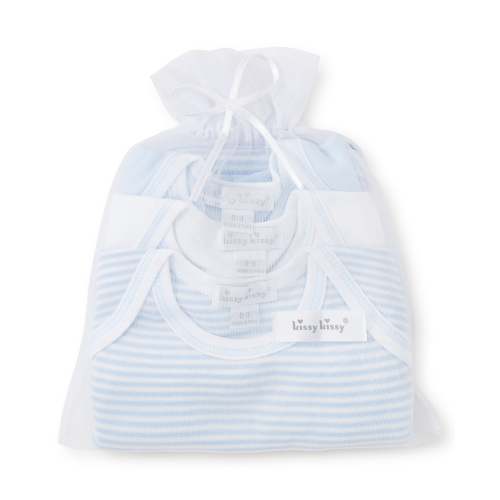 Simples Stripes Blue 3 Pack Bodysuit Set