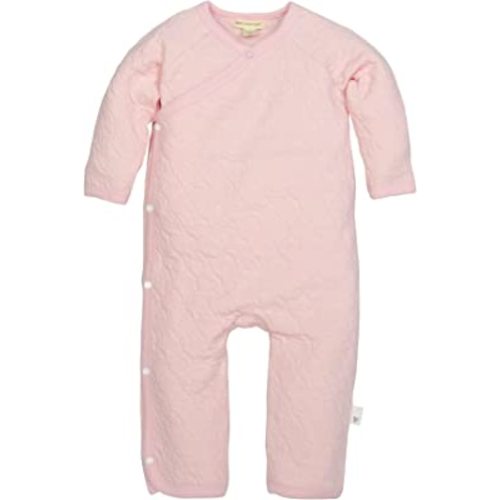 Burt's Bees Baby Girl Infant Jumpsuit - Soft, Cozy, and Breathable Fabric Newborn Essentials, Jumpsuits Made with 100% Organic Cotton for Infant Girls