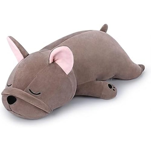 Auspicious beginning 30'' Giant French Bulldog Plush Stuffed Animal- French Bulldog Dog Plush Pillow Plushies, Large Sleeping French Bulldog Large Plushie Toy, Birthday Gifts for Kids Girls Boys