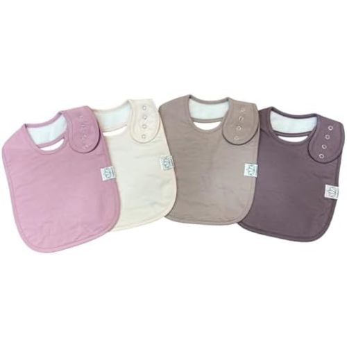 Isabeli Organic Cotton Toddler Drool Bibs