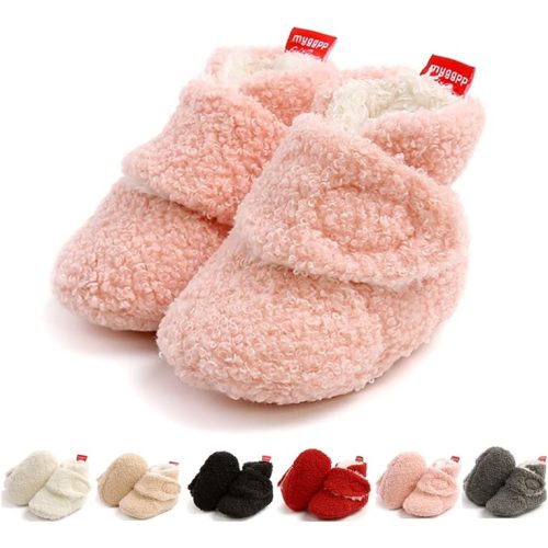 Ohwawadi Infant Baby Slippers Girls Boys Booties Warm Baby Socks Shoes Newborn Crib Footwear Prewalkers