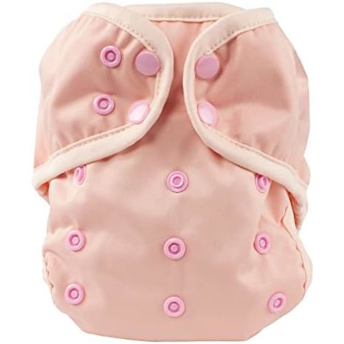 OsoCozy One Size Reusable Cloth Diaper Covers - Adjustable Snap Fit & Double Leg Gussets. Fits Babies from 8-35 Pounds.