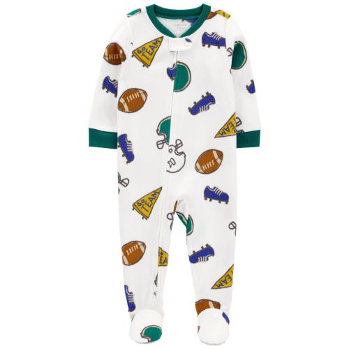 Baby 1-Piece Sport Fleece Footie Pajamas