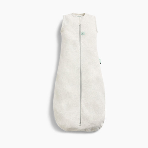 ergoPouch Jersey Sleeping Bag 1.0 TOG - Grey Marle, 3-12 Months