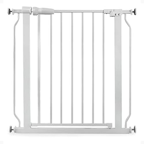 BalanceFrom Easy Walk-Thru Baby and Pet Safety Gate with Hold-Open and Auto-Close – Adjustable Steel Barrier for Stairs, Doorways, and Hallways, No Drilling Installation