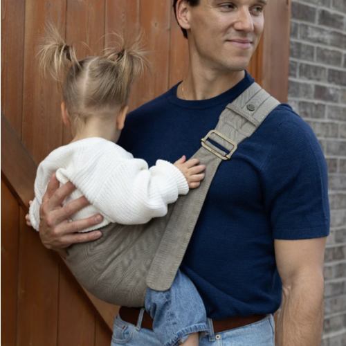 The Monarch Toddler Sling - Charles Herringbone – Mabē