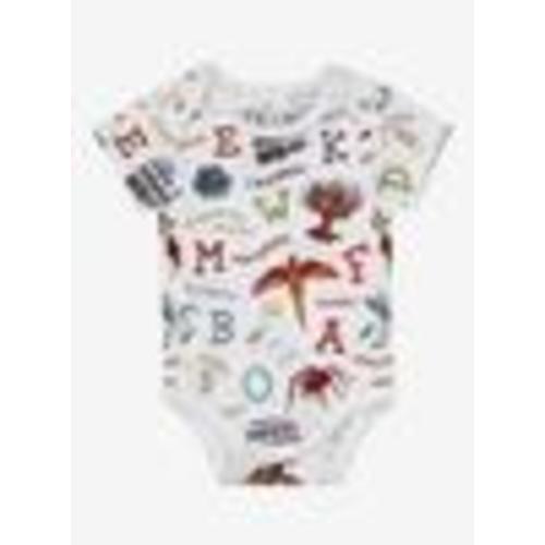 Harry Potter Alphabet Icons Allover Print Infant One-Piece - BoxLunch Exclusive | BoxLunch