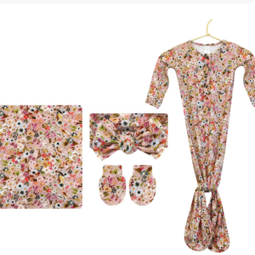 Penelope Newborn Headband Bundle (Gown)