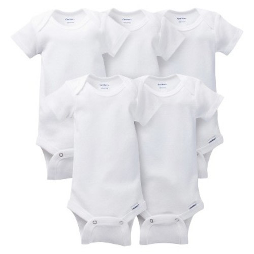 Gerber® Onesies® 5pk Short Sleeve Bodysuit