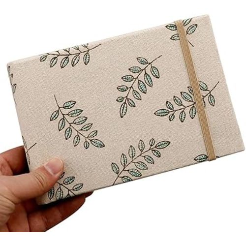 Photo Album 4x6, Soft Fabric Cover Pictures Photo Albums Memory Book for Family Baby Wedding Anniversary Birthday (Green, 100 Pockets)