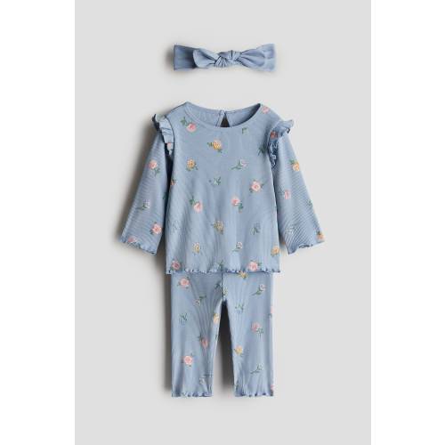 3-PIECE COTTON JERSEY SET