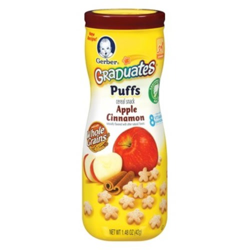 Gerber Graduates Puffs Apple Cinnamon 1.48 oz
