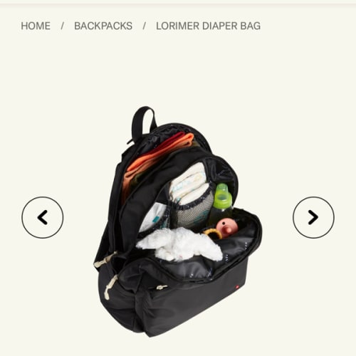 STATE Bags | Lorimer Diaper Bag Backpack Nylon OLIVE COLOR | Best Gift For New Moms & Dads