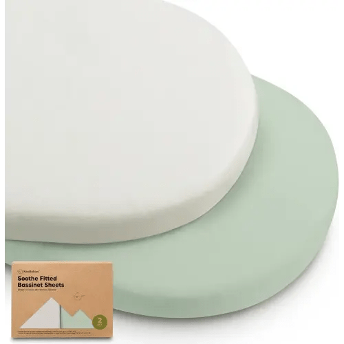 2-Pack Organic Halo BassiNest Sheets (Sage)