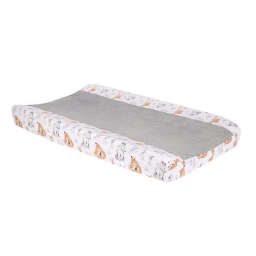 Painted Forest White Minky Changing Pad Cover – Lambs & Ivy