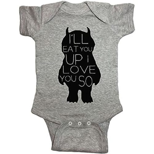 Where The Wild Things are Baby One Piece Love You So Bodysuit