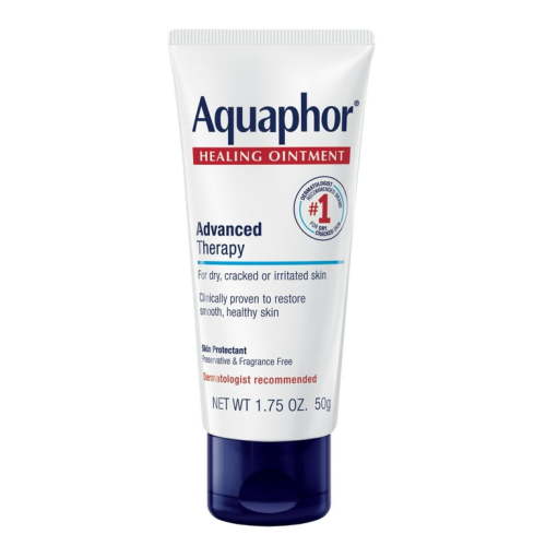 Aquaphor Advanced Therapy Healing Ointment for Dry Skin, Unscented Hand and Body Moisturizer, 1.75 oz. Tube, 1 Ct