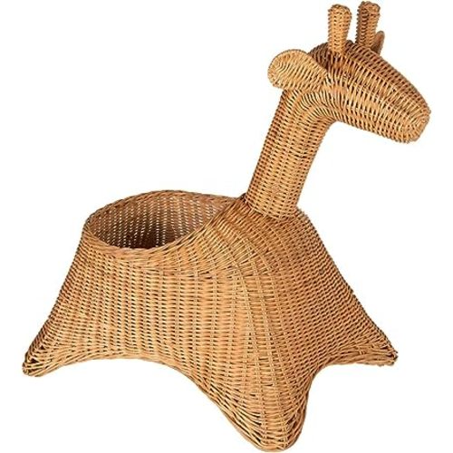 KOUBOO Wicker Giraffe, Naural Color Storage Basket, Brown