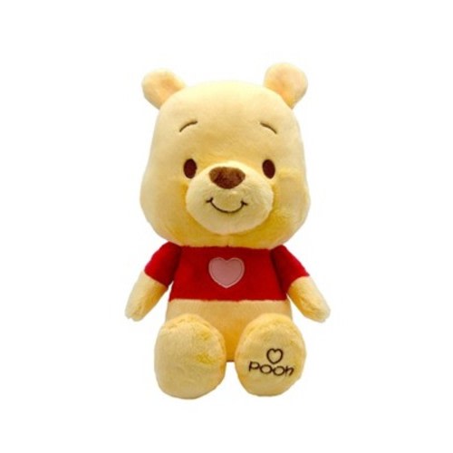 Disney Baby Winnie The Pooh Valentine Plush Baby Learning Toy: Sensory Development, Fine Motor Skills, Crinkles