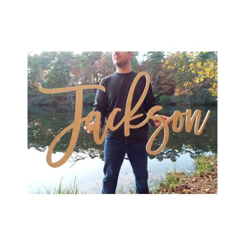 Large Baby Name Sign, Large Nursery Name Sign, Big Family Name Sign, Above Crib Name, Custom Wedding Sign, Cursive Name, Custom Sign