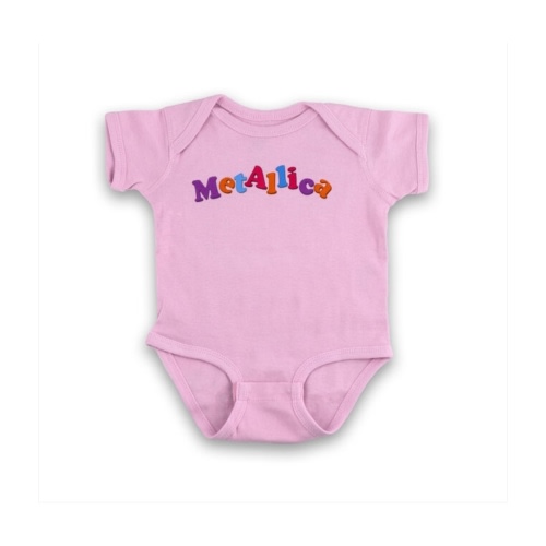 Magnets Logo Pink Onesie | Metallica.com