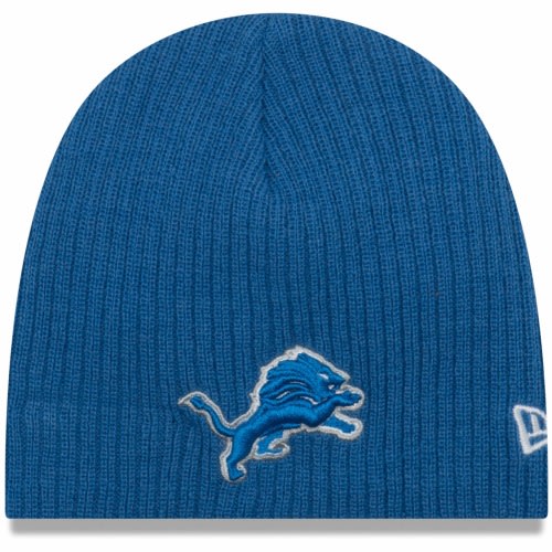 Newborn & Infant New Era Blue Detroit Lions Mini Fan Knit Beanie