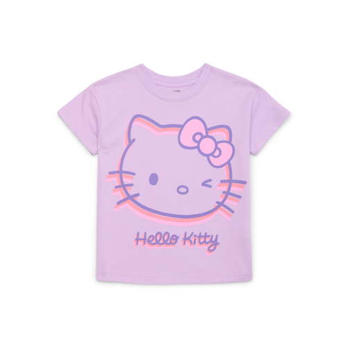 Hello Kitty Toddler Short Sleeve Crewneck Tee, Sizes 12M-5T