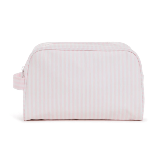 TRVL Stowaway Toiletry Bag - Pimlico Stripe Pink