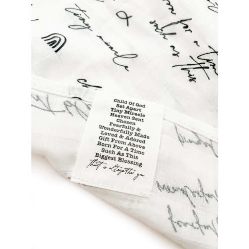 God's Words Swaddle Blanket – AmorClothingCo.