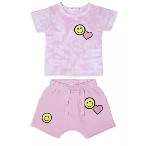 Girls' Smile Tee & French Terry Shorts Set - Baby
