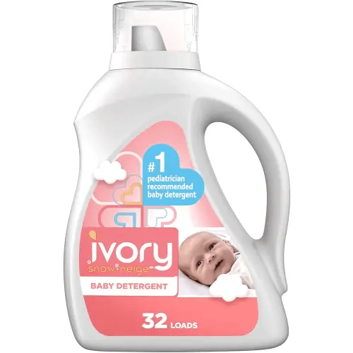 Ivory Snow Baby Liquid Laundry Detergent, Hypoallergic, 32 loads, 1.36L