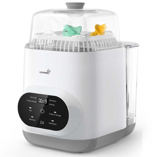 Free Shipping! Grownsy Baby Bottle Washer Sterilizer Dryer with 26 Spray Jets, 9 Modes, 72-Hour Storage