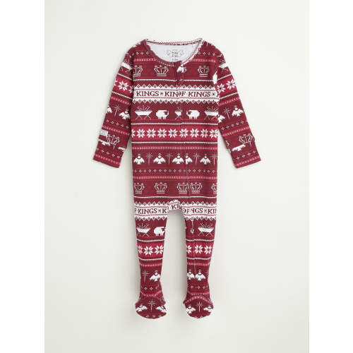King of Kings Ruby Red Footed Onesie Cotton – Holy Pals (0-3)
