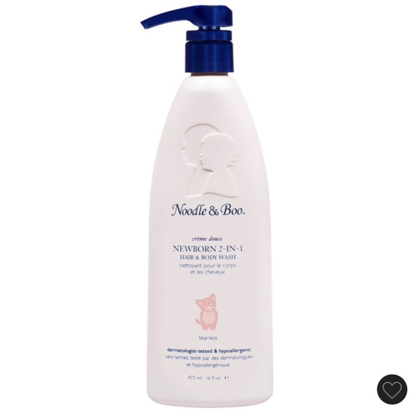 Noodle & Boo Lavender Newborn and Baby 2-in-1 Hair & Body Wash, 16 fl. oz.