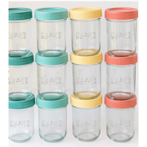 Breastmilk Storage Jar Set – Mason Bottle