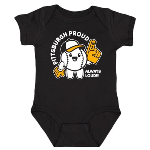 Hometown Proud, Always Loud Kid's Baby Bodysuit for Baseball Fans