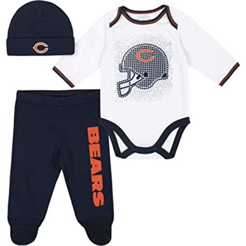 Gerber Unisex Baby NFL Team Footed Pant and Bodysuit Gift Set