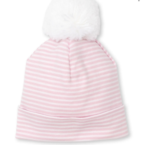 Classic Rib Pink Stripe Hat