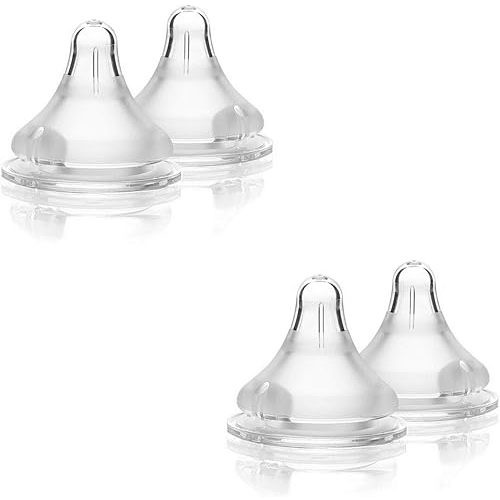 Lansinoh mOmma Medium-Flow Nipple 4-Count