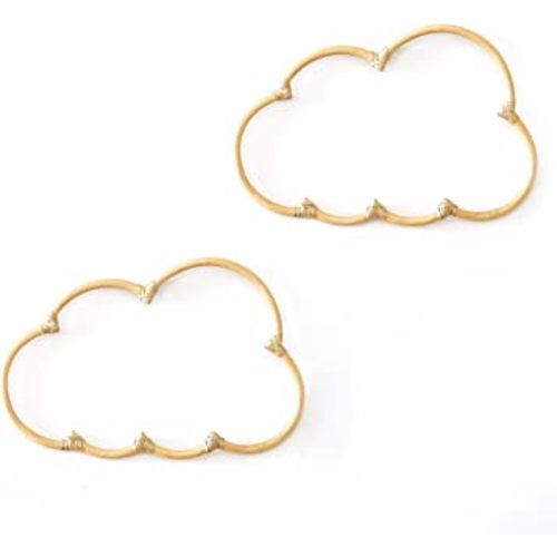 Cloud Décor Set of Two - Create a Boho Nursery Décor - Boho Cloud Wall Décor for Your Cloud Theme Nursery - Cloud Nursery Decor for The Cloud Baby Nursery - Cute Cloud Decor for Girls Room