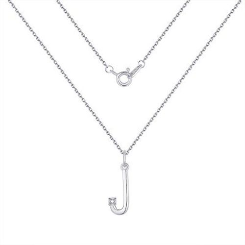 Forever Radiant Diamond Accent Initial Pendant Necklace