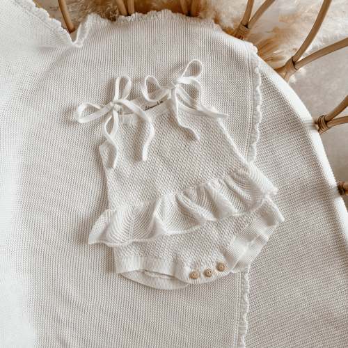 Pearl Knit Romper