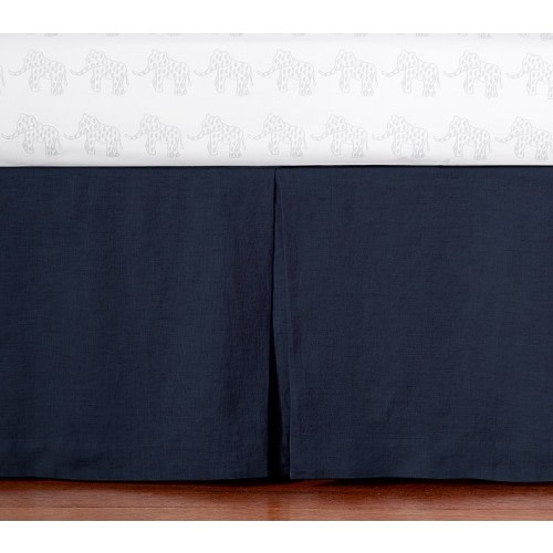 Belgian Flax Linen Crib Skirt